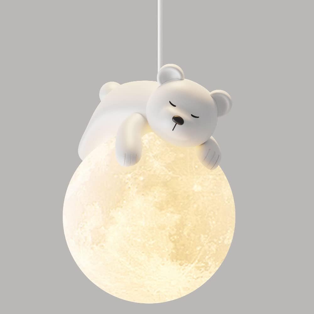 Lustra LED Sleepy Teddy Kids Room Echivalent 500W Telecomanda