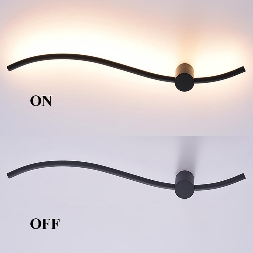 Aplica LED DESI 40W Black 100CM