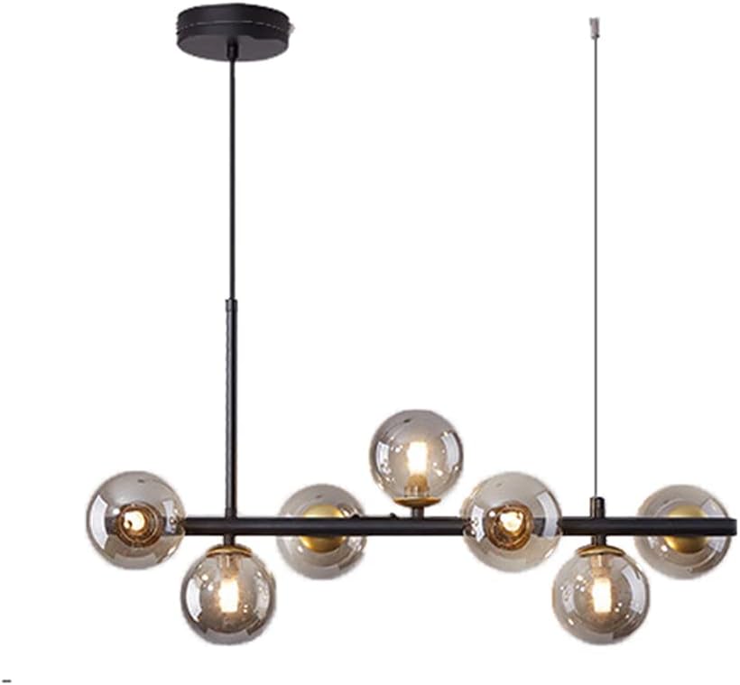 Lustra Abajur Transparent BLACK Liniara 7xG9 C8323/7BK