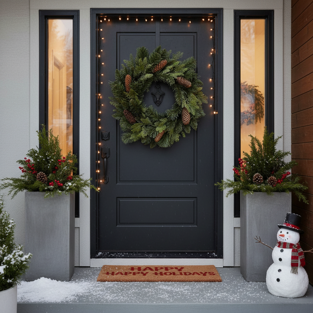 Coronita Artificiala De Craciun pentru Usa Starfell