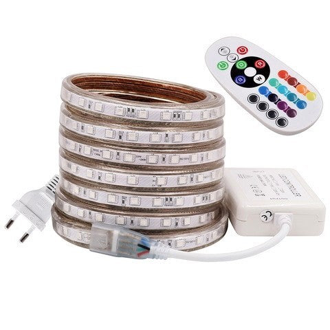 Kit Complet Banda Led 5050 1 Rand Rgb 220V Strips