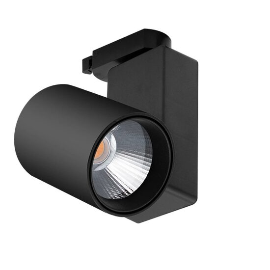 Spot LED Pe Sina Negru 3000K 30W