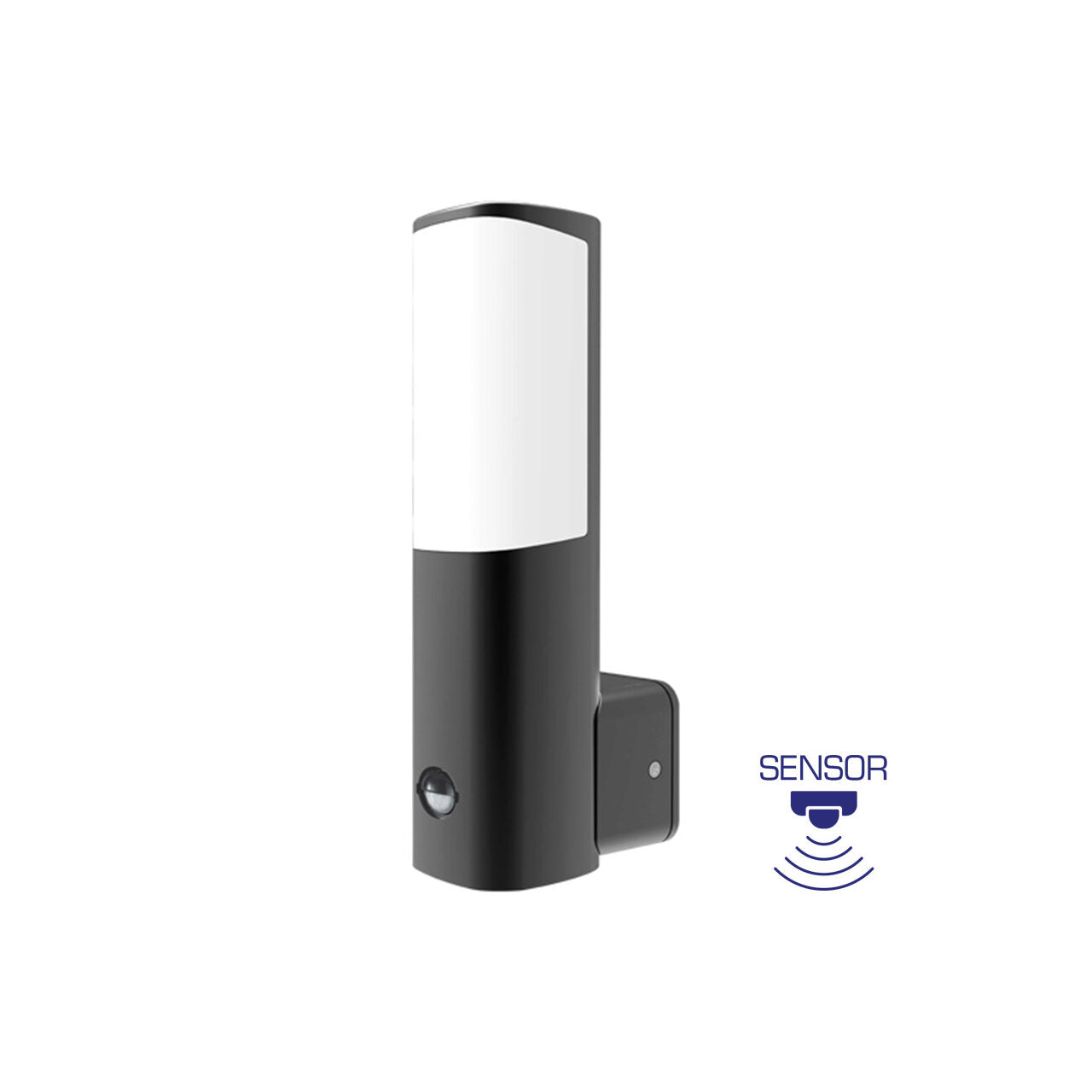 Aplica LED Exterior ORELLI Senzor Infrared Lumina Calda 7W Neagra IP54