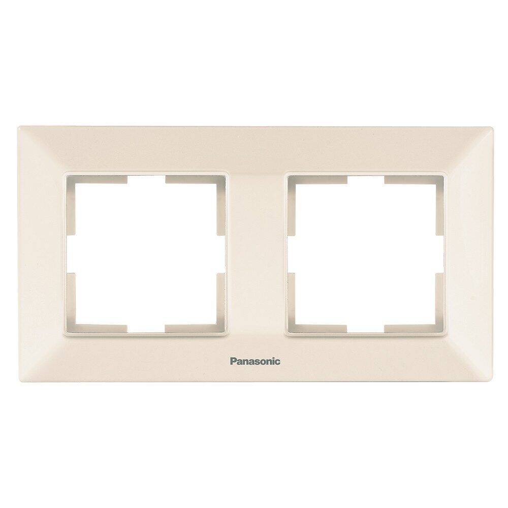 Rama Ornamentala 2 Mecanisme Bej Monobloc Panasonic Arkedia