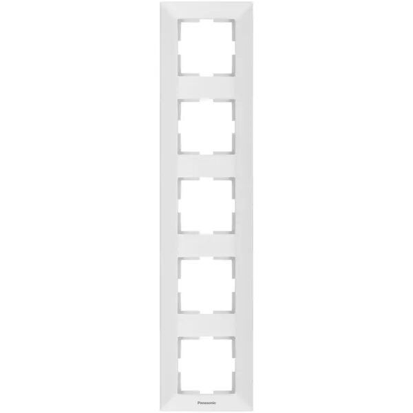 Rama Ornamentala Verticala 5 Mecanisme Alba Monobloc Panasonic Arkedia