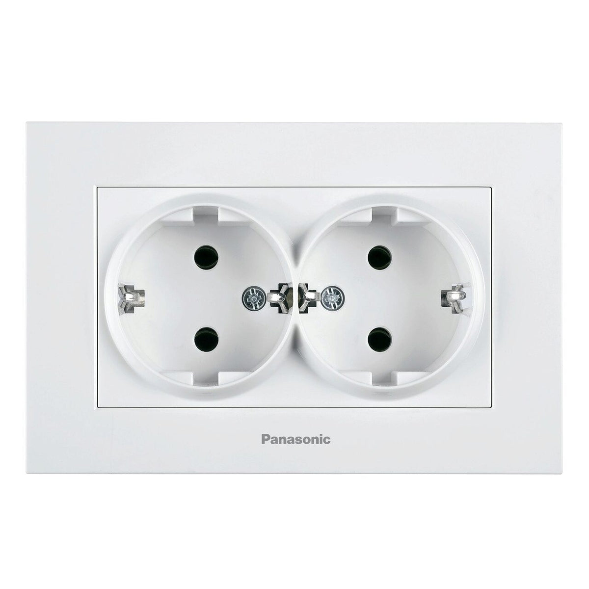 Priza Schuko Dubla Alba Monobloc Panasonic Karre Plus