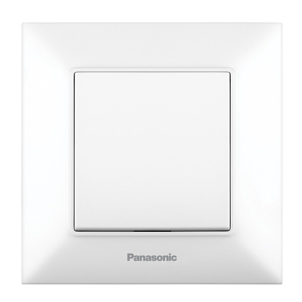 Intrerupator Simplu Alb Monobloc Panasonic Arkedia Slim