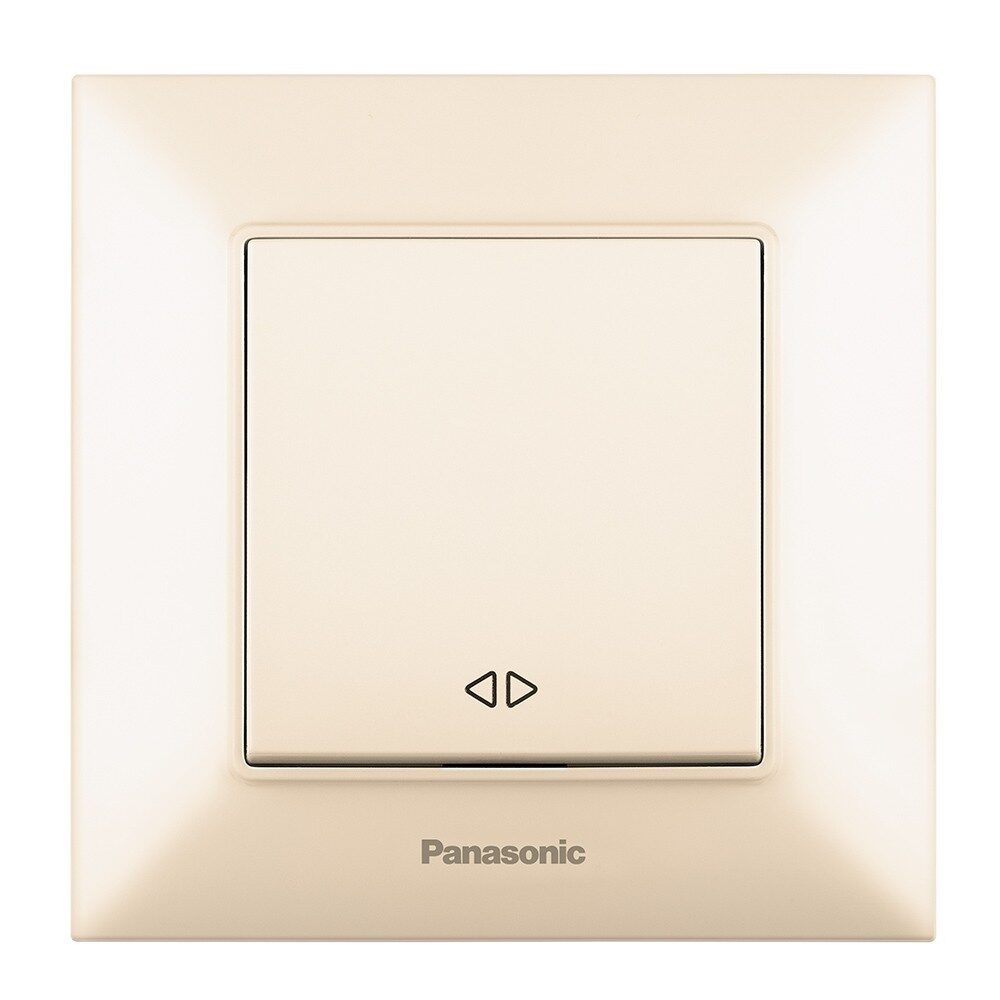 Intrerupator Cap-Cruce Bej Monobloc Panasonic Arkedia Slim
