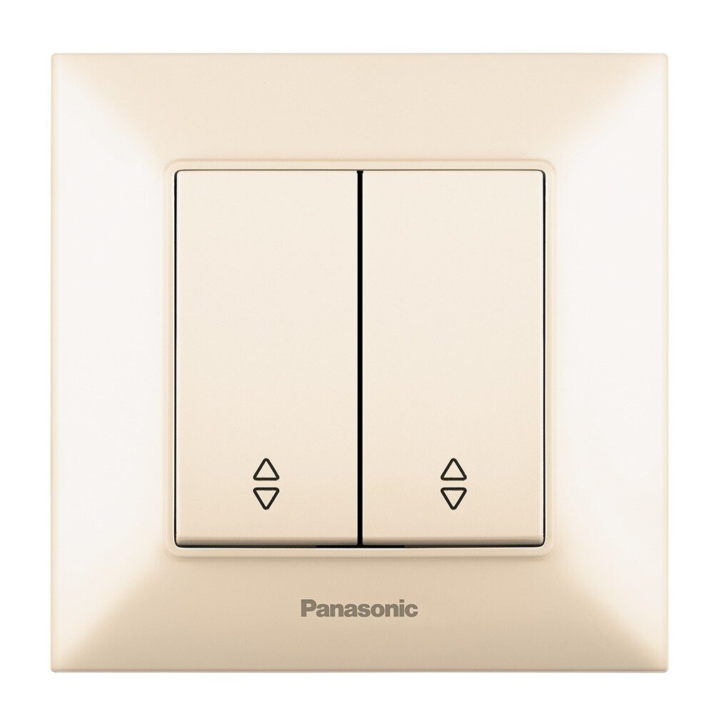 Comutator Cap-Scara Bej Monobloc Panasonic Arkedia Slim