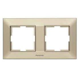 Rama Ornamentala 2 Mecanisme Bronz Monobloc Panasonic Arkedia Slim