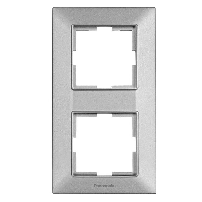 Rama Verticala 2 Mecanisme Argintie Monobloc Panasonic Arkedia Slim