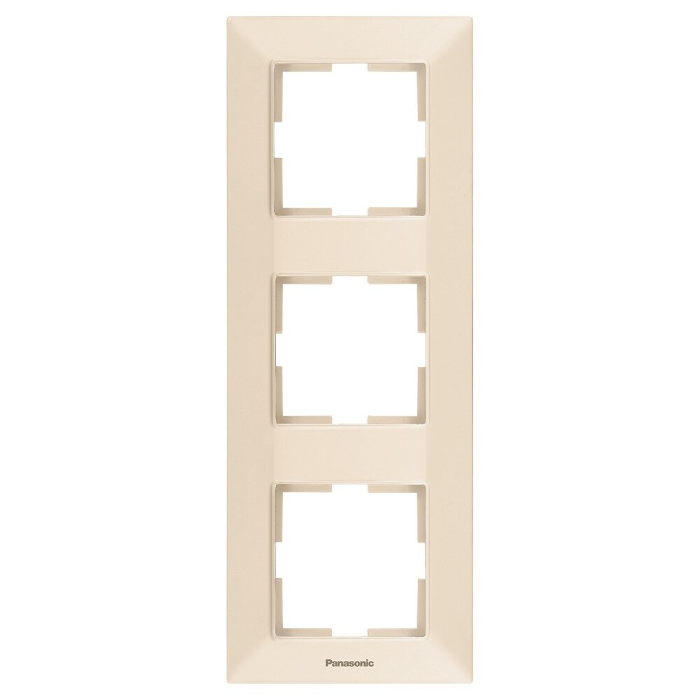 Rama Ornamentala Verticala 3 Mecanisme Bej Monobloc Panasonic Arkedia Slim