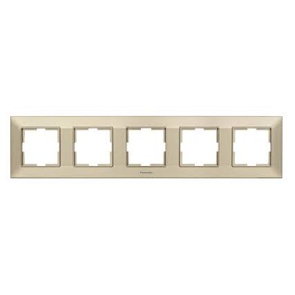 Rama Ornamentala 5 Mecanisme Bronz Monobloc Panasonic Arkedia Slim