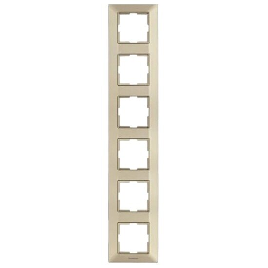 Rama Ornamentala Verticala 6 Mecanisme Bronz Monobloc Panasonic Arkedia Slim