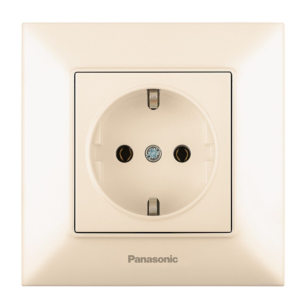 Priza Schuko Bej Monobloc Panasonic Arkedia Slim