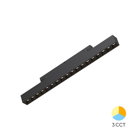 Spot LED Liniar 18W Magnetic 33cm Negru CCT