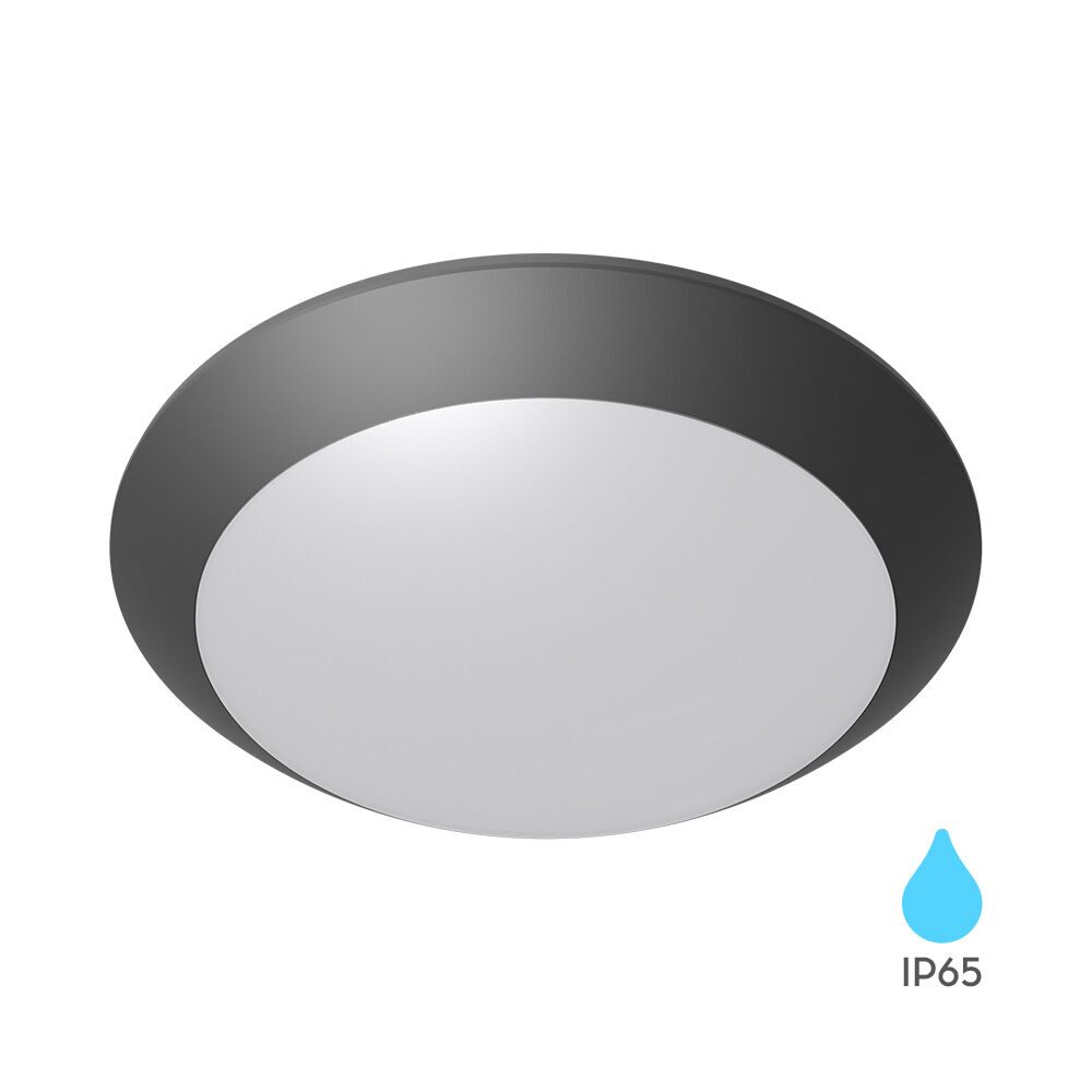 Plafoniera Exterior 1xE27 NAPOLI IP65 Black 5 Ani Garantie