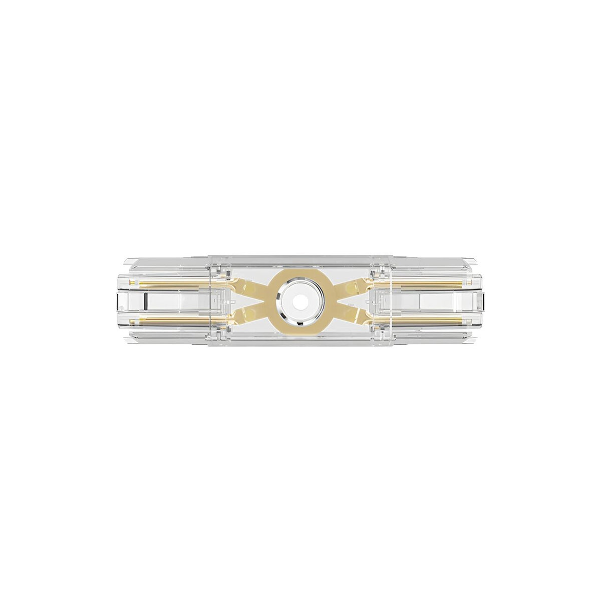 Conector HEGZA 180° pentru 2 x Corp Liniar Hexagonal LED