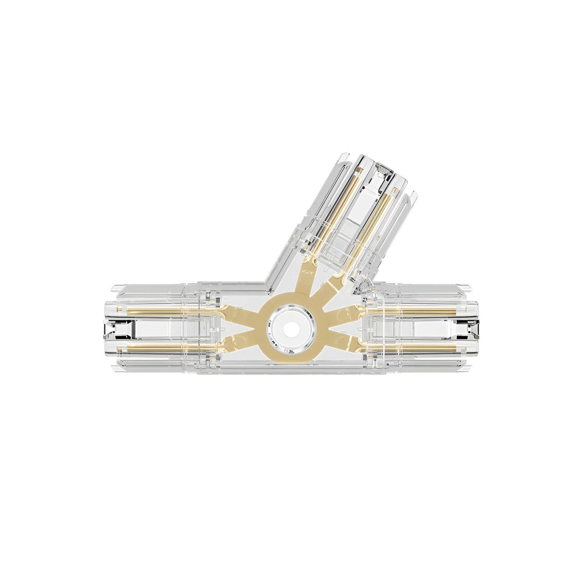 Conector HEGZA 120° Forma L pentru 3 x Corp Liniar Hexagonal LED