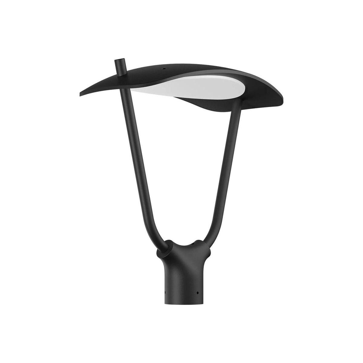 Felinar LED pentru Stalp Tirana Black IP65 Echivalent 450W