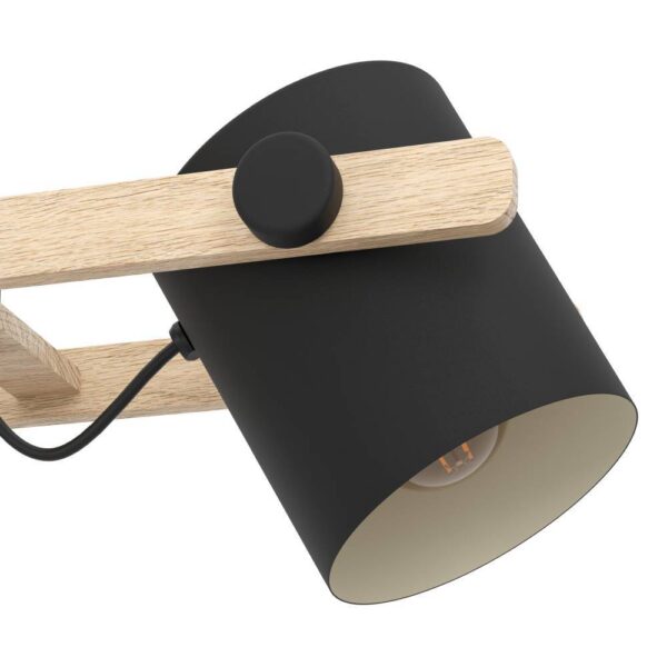 Lustra Suspendata HORNWOOD Black 110CM