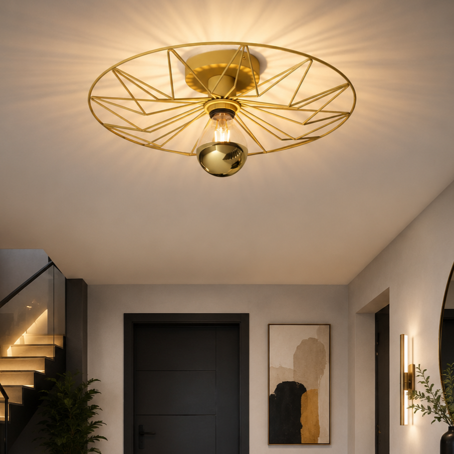 Lustra Castanuelo 1xE27 Gold Ø43CM Eglo