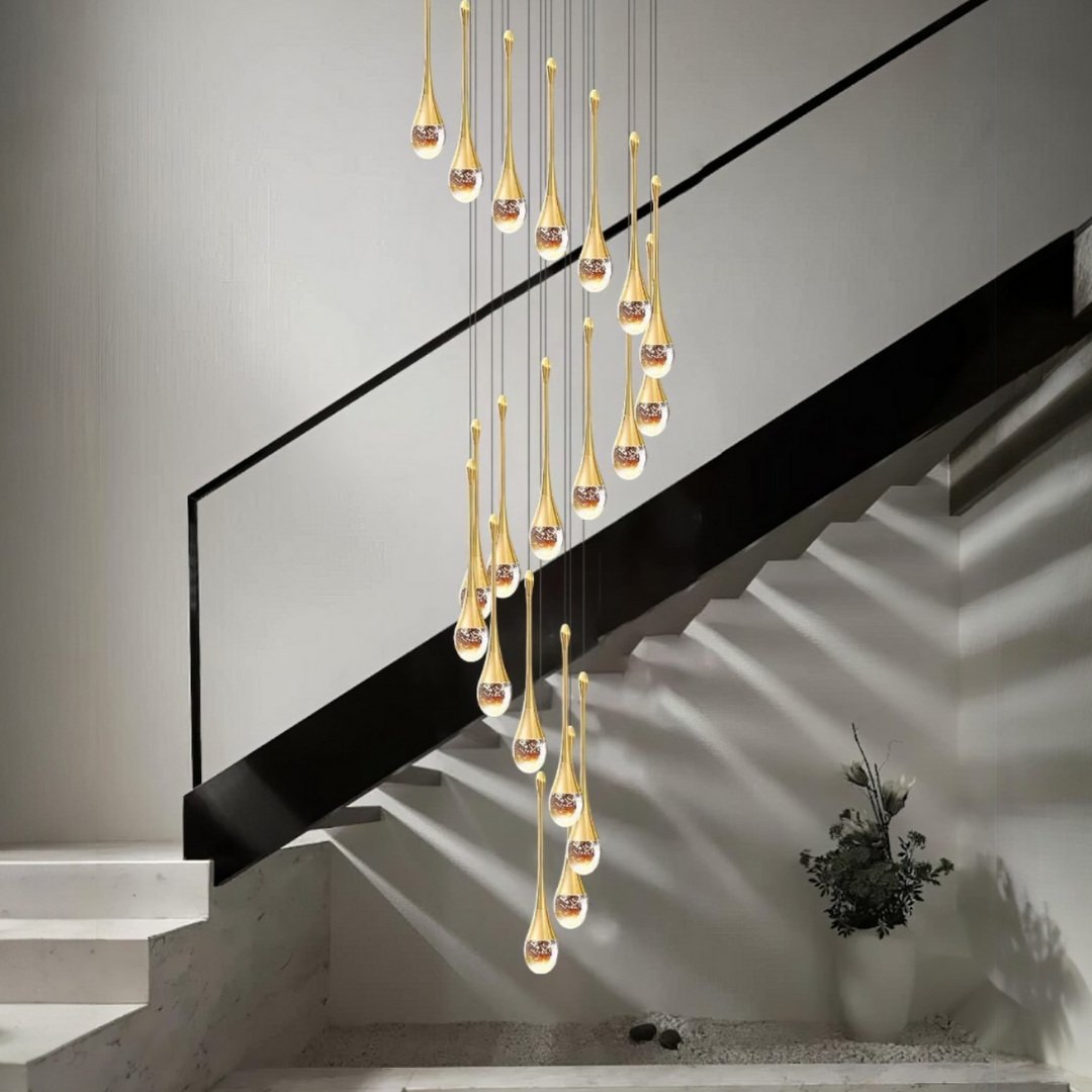 Lustra LED Luxury Crystal Flowing Tears
