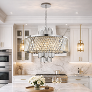 Candelabru Cristal Maxi Margot Silver Premium ⌀55CM