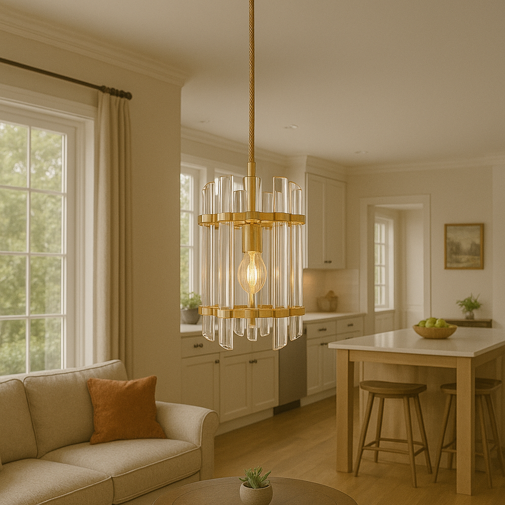 Pendul Cristal Luxury ALEXANDRIA Gold