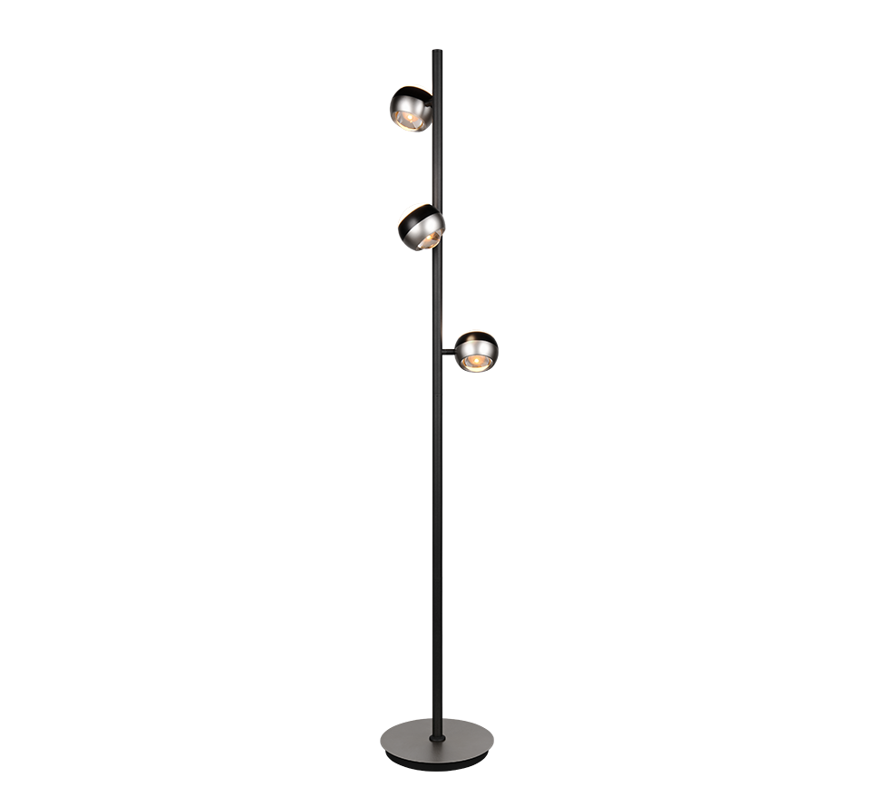 Lampadar LED PREMIUM SILVER ORBIT 150CM