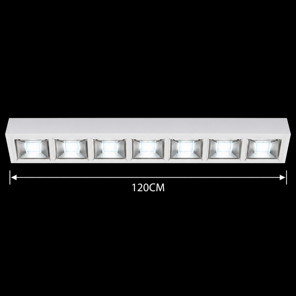 Corp Liniar LED Interconectabil Alb Moura 120CM | 50W | 6500K