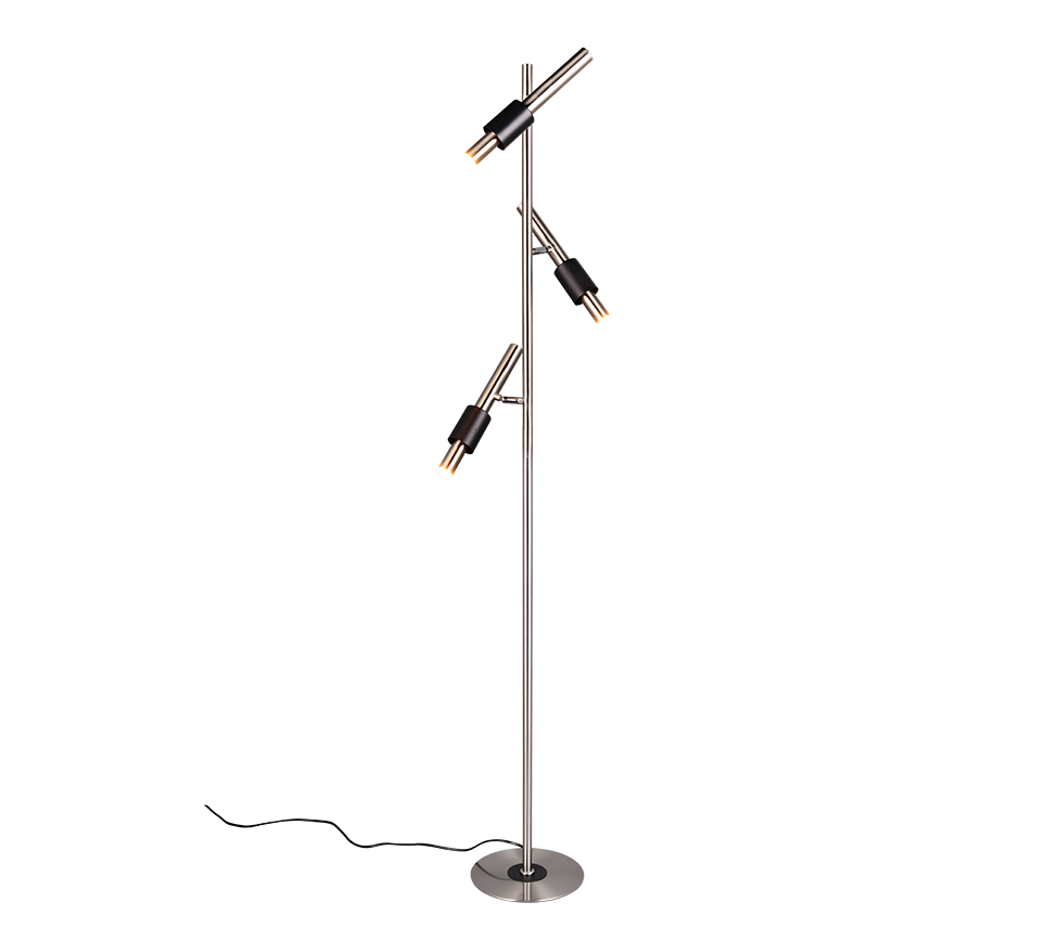 Lampadar LED Premium IKARIS Black & Silver 150CM