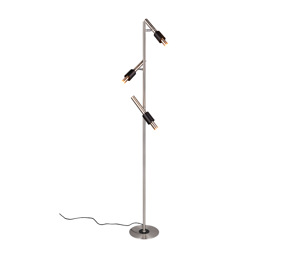 Lampadar LED Premium IKARIS Black & Silver 150CM