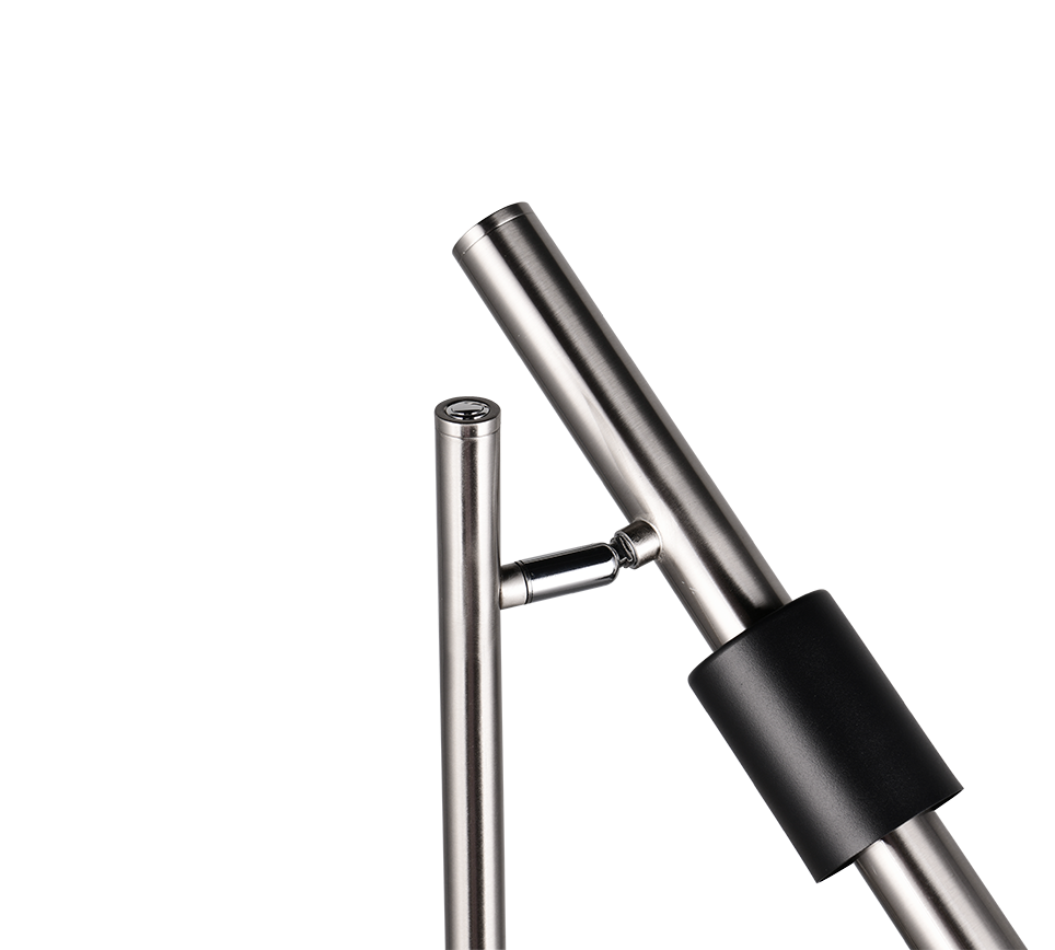 Lampadar LED Premium IKARIS Black & Silver 150CM