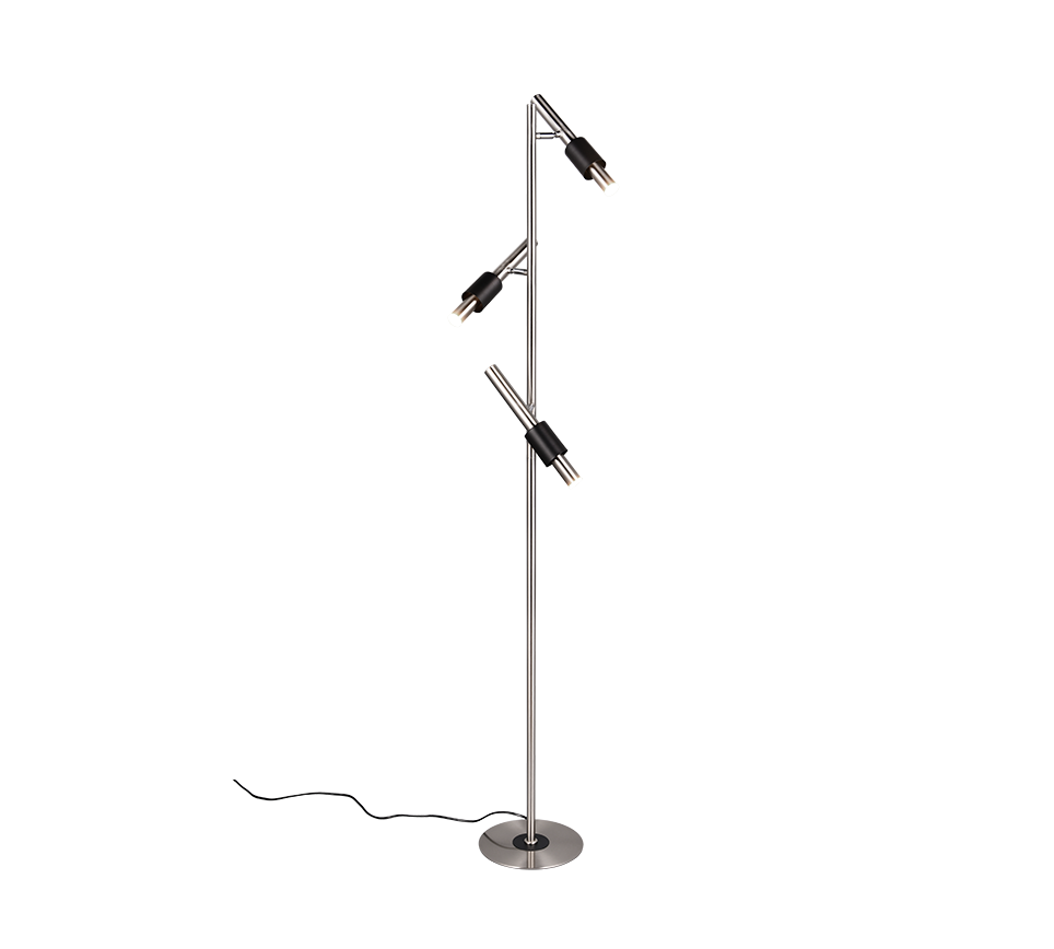 Lampadar LED Premium IKARIS Black & Silver 150CM