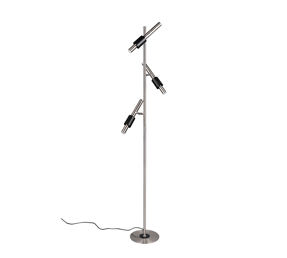 Lampadar LED Premium IKARIS Black & Silver 150CM