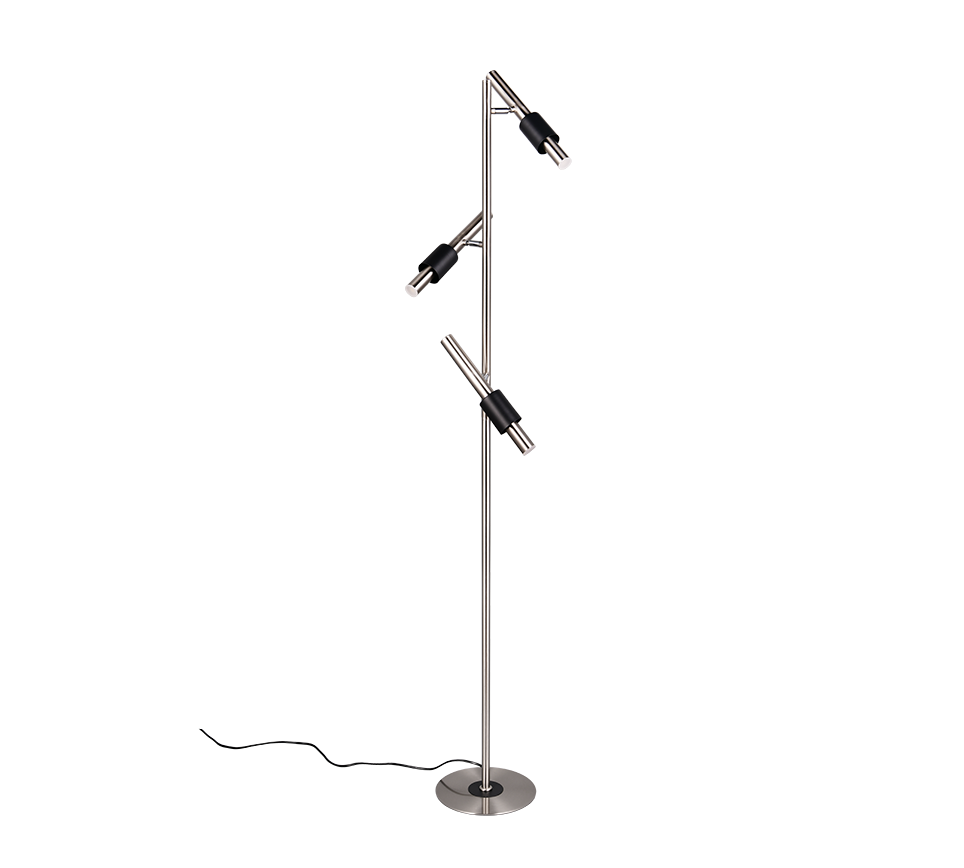 Lampadar LED Premium IKARIS Black & Silver 150CM