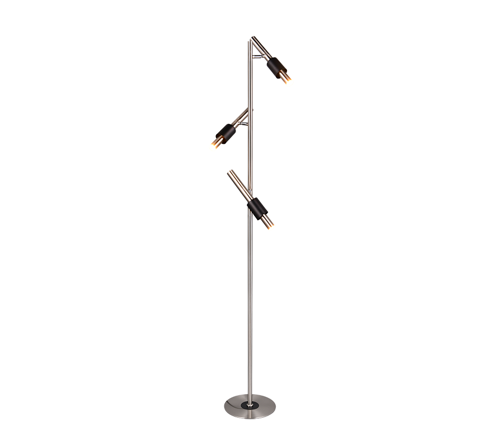 Lampadar LED Premium IKARIS Black & Silver 150CM