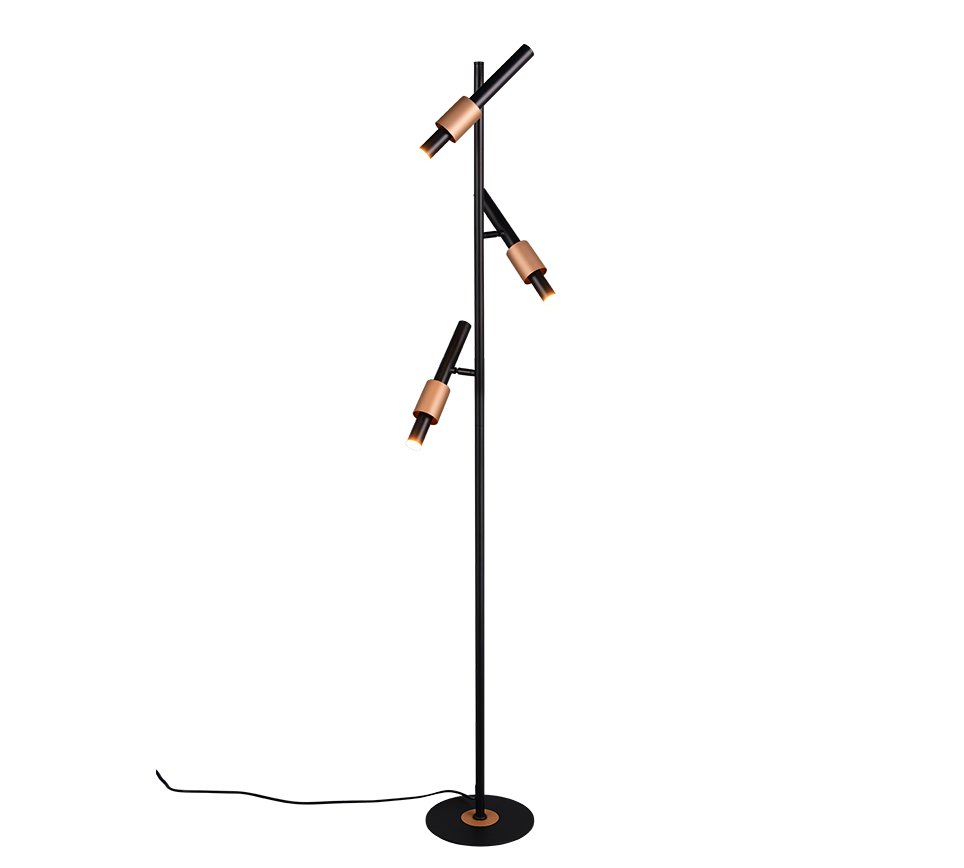 Lampadar LED Premium IKARIS Black & Gold 150CM