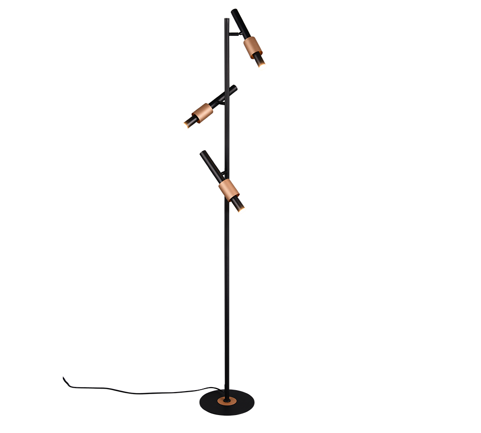 Lampadar LED Premium IKARIS Black & Gold 150CM