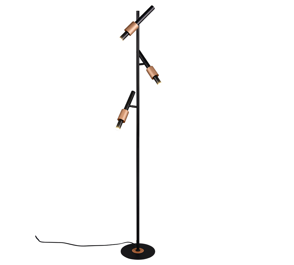 Lampadar LED Premium IKARIS Black & Gold 150CM