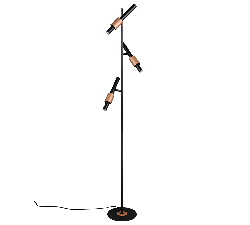 Lampadar LED Premium IKARIS Black & Gold 150CM