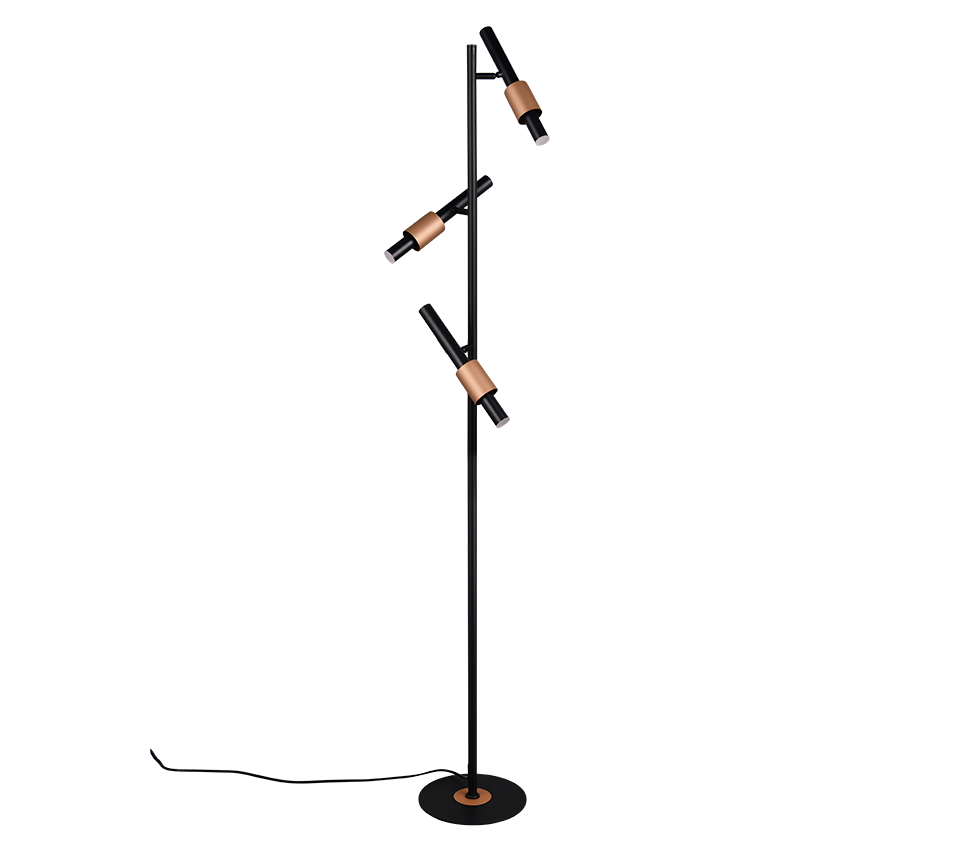 Lampadar LED Premium IKARIS Black & Gold 150CM