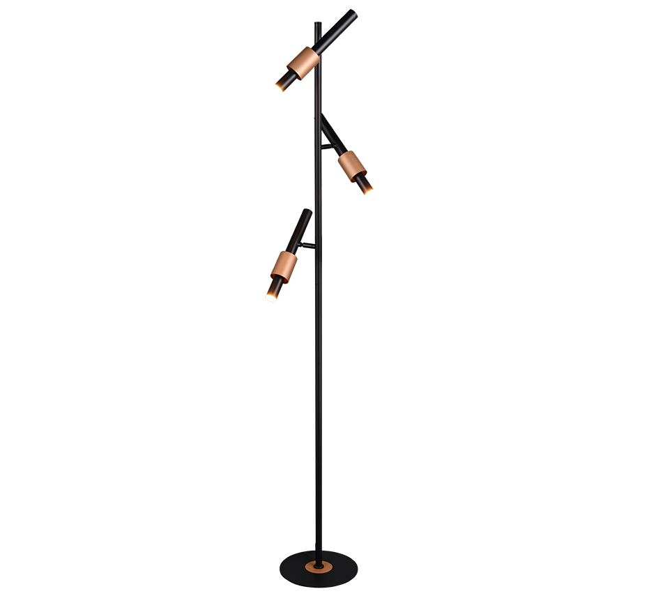 Lampadar LED Premium IKARIS Black & Gold 150CM
