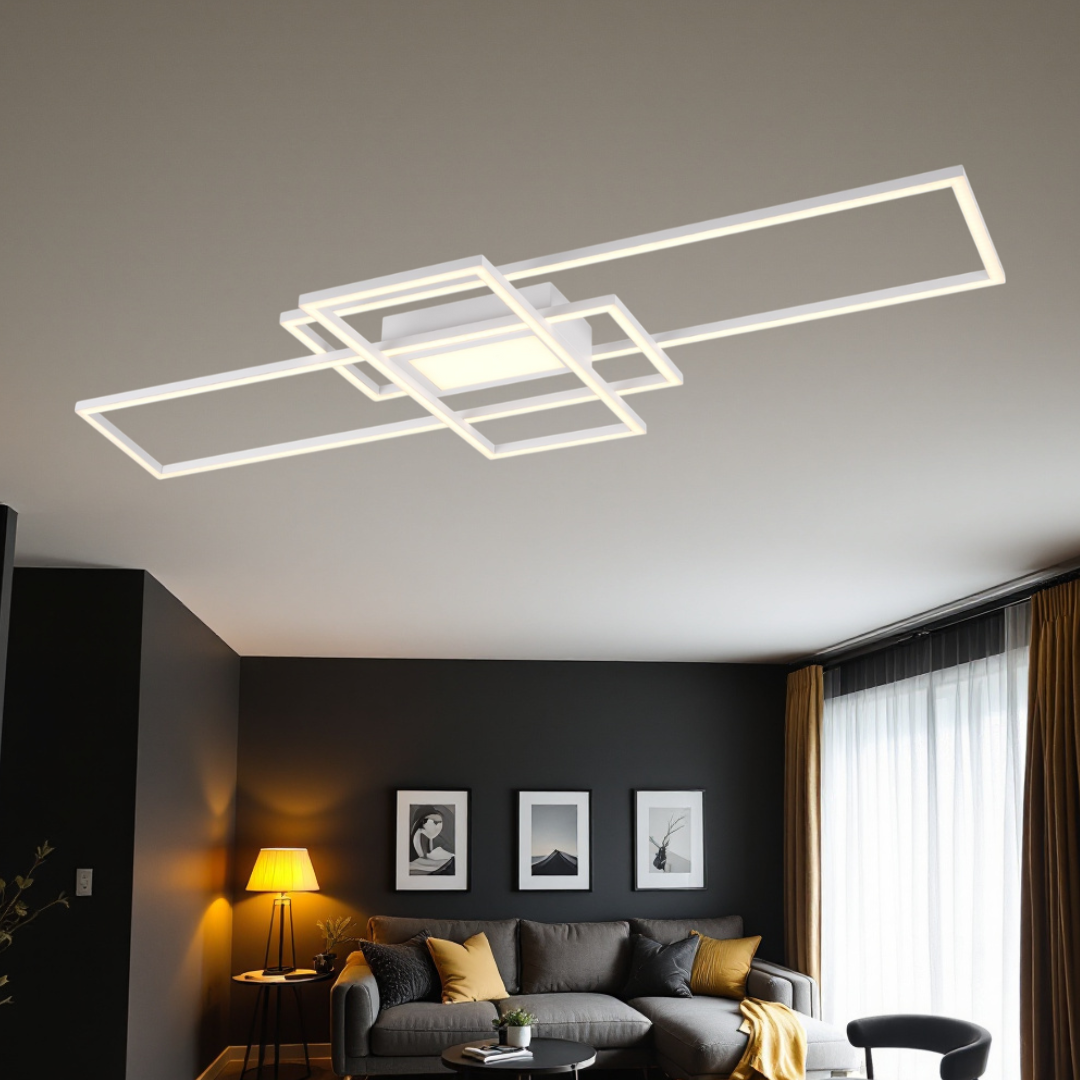 Lustra LED PREMIUM IRVINE Echivalent 800W cu Telecomanda