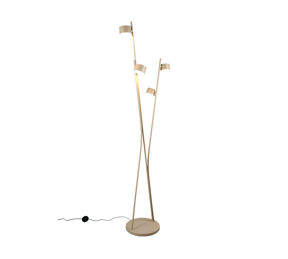Lampadar Decorativ Premium CODA Bej 4xGX53