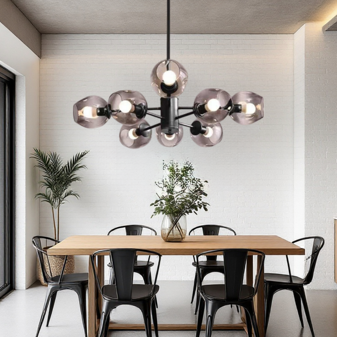 Lustra Abajur Reglabila 8xE27 Umbrava - 6035-8