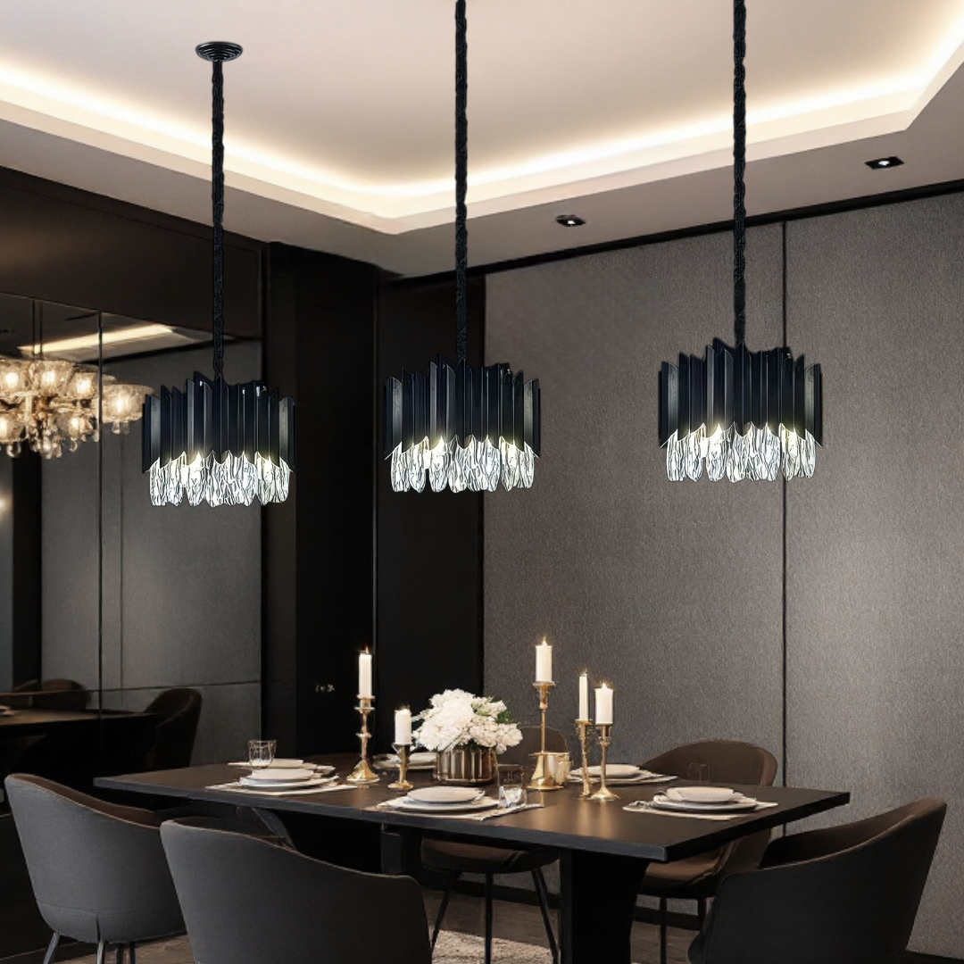 Candelabru Cristal 35CM Black Extravaganza 4xE14