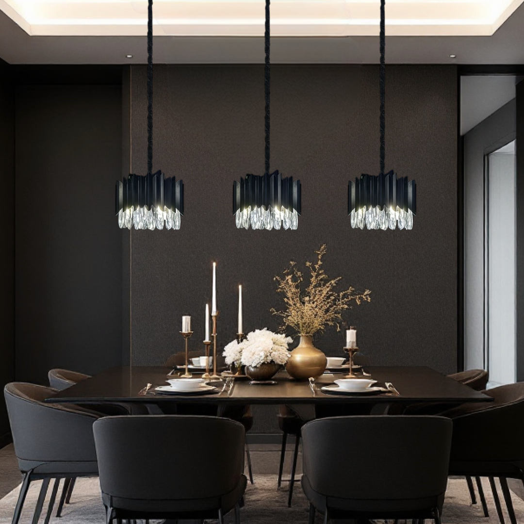 Candelabru Cristal 35CM Black Extravaganza 4xE14