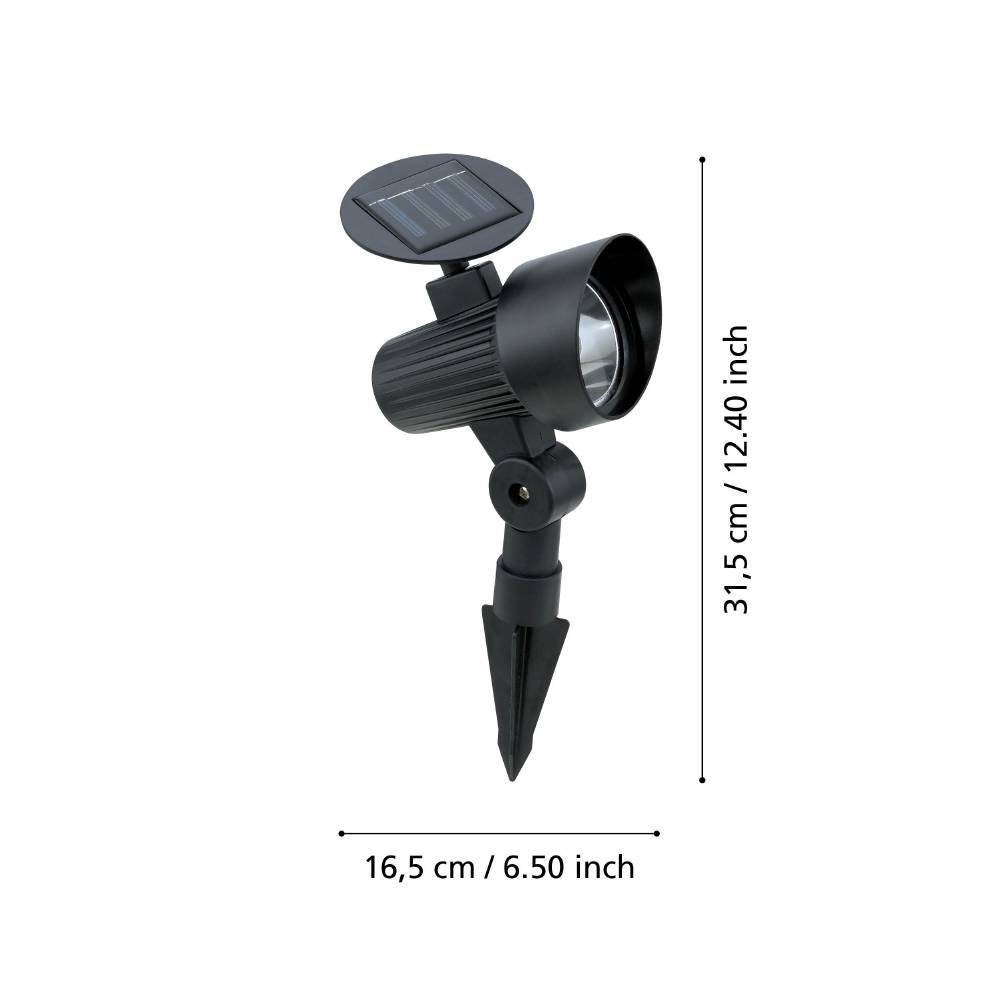 SET 3 x Lampa LED Gionata cu Incarcare Solara 22CM Premium